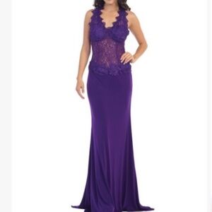 BNWT May Queen floral embroidered gown